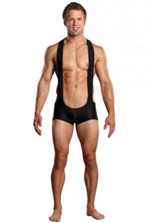 Male Power Sling Short Black L/XL