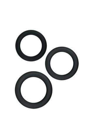 Renegade Diversity Rings Black Pack Of 3