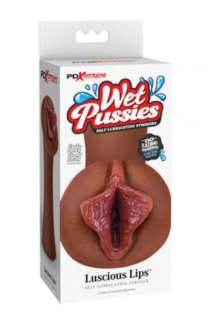 Pdx Extreme Wet Pussies Luscious Lips - Brown