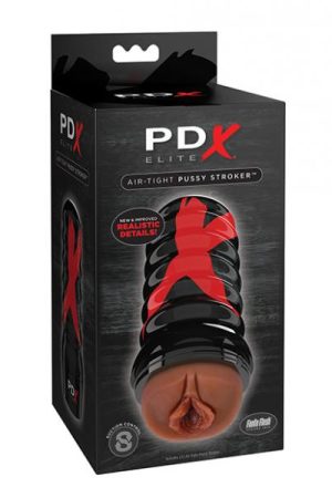 Pdx Elite Air Tight Pussy Stroker - Brown