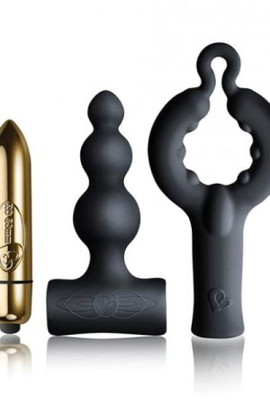 Rocks Off Dark Desires Be Mine Kit Black Champagne Gold