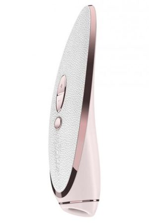 Satisfyer Luxury Pret-A-Porter White Clitoral Vibrator