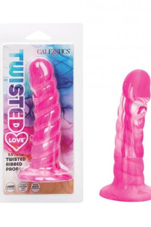 Twisted Love Twisted Ribbed Probe - Pink