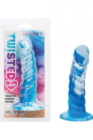 Twisted Love Twisted Ribbed Probe - Blue