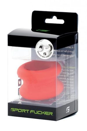 Sport Fucker Silicone Muscle Ball Stretcher - Red