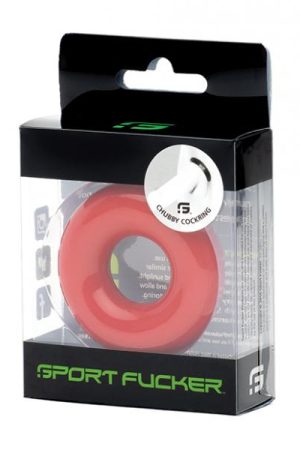 Sport Fucker Chubby Cockring - Red