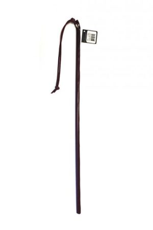 Spartacus 24" Leather Wrapped Cane - Burgundy