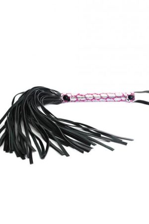 Spartacus Faux Leather Flogger - Pink