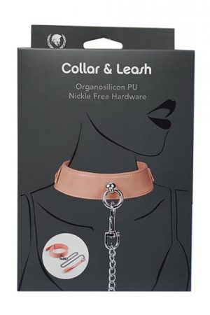 Spartacus Organsilicone Pu Collar & Leash