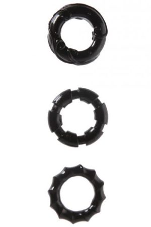 Malesation Stretchy Cock Rings 3 Pack