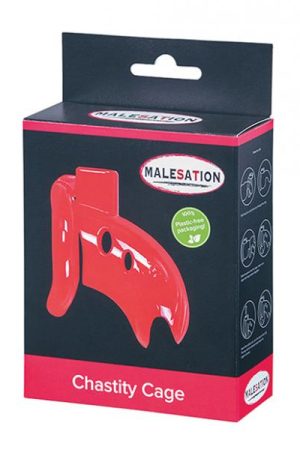 Malesation Chastity Cage - Red
