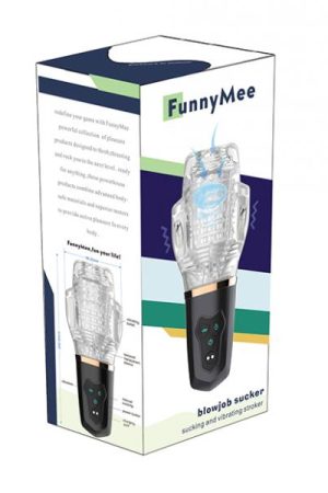 Funnymee Sucking & Vibrating Male Rose 2 - Black