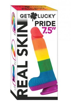 Get Lucky 7.5" Real Skin Series Pride- Rainbow