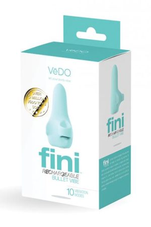 Vedo Fini Rechargeable Bullet Vibe - Turquoise