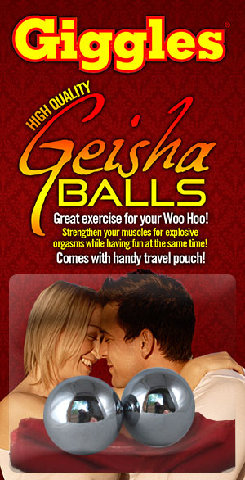 Geisha Balls - Silver Ben Wa Style for Kegal Exercise