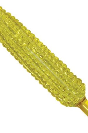 Glass Gem Dildo Jasper Corn
