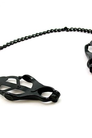 H2h Nipple Clamps Jaws W/chain (black)