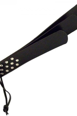 Rouge Leather Three Straps Paddle Black