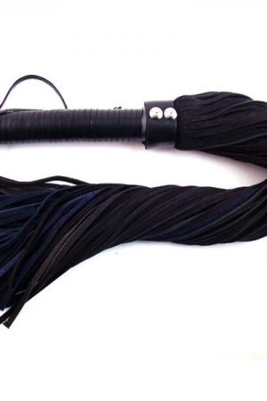 Rouge Flogger Suede Leather Handle Black Blue