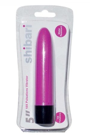 Shibari 10X Pulsations Vibrator 5 inches Pink
