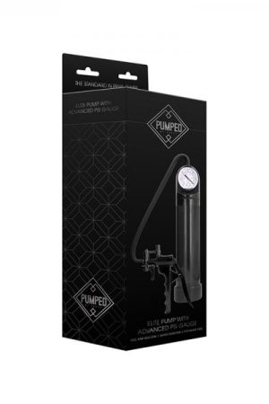 Pumped Elite Pump With Advanced Psi Gauge - Black