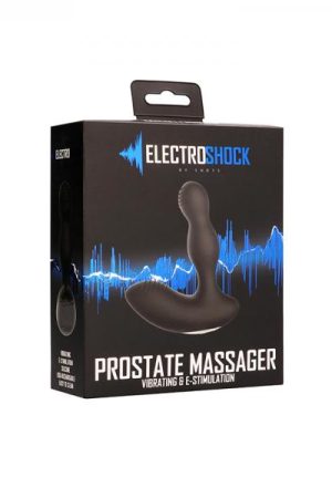 Electroshock E-stim Vibrating Prostate Massager - Black