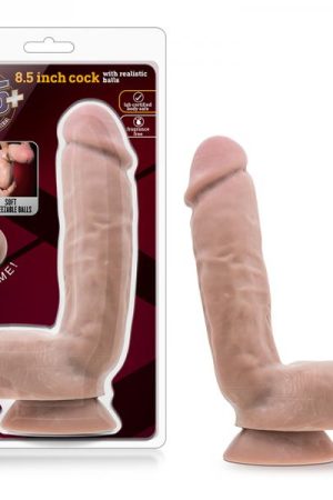 X5 Plus - 8.5 Inch Cock With Realistic Balls - Vanilla