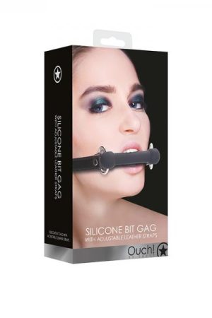 Ouch! Bit Gag - Black