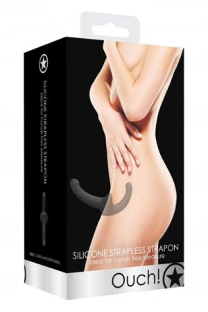 Ouch! Silicone Strapless Strapon - Black