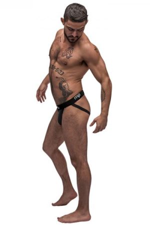 Male Power Black Nite Jock Black Sm