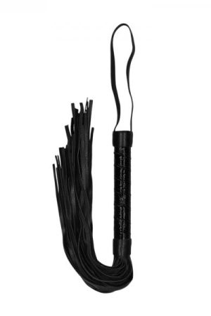 Diamond Pattern Luxury Whip - Black