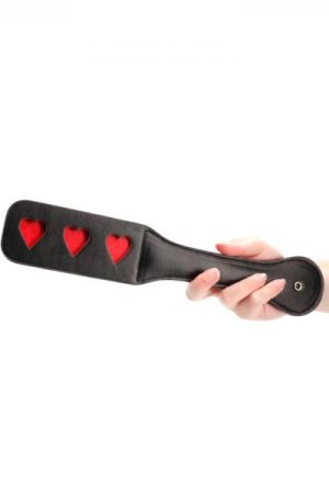 Ouch! Paddle - Hearts - Black