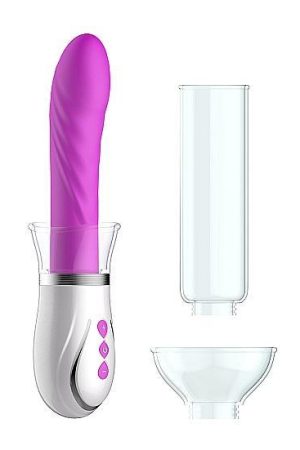 Twister - 4 In 1 Rechargeable Couples Pump Kit - Purple