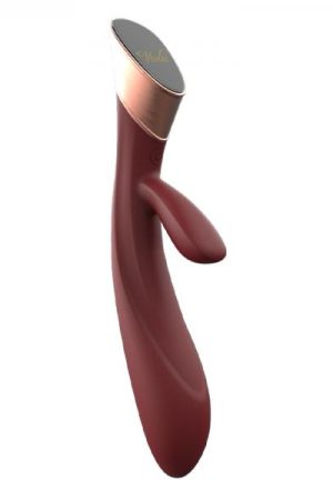 Metis Touch Panel Rabbit Vibrator Wine Red