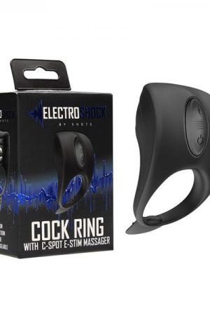 Shots Electroshock C Ring C Spot Massager Black