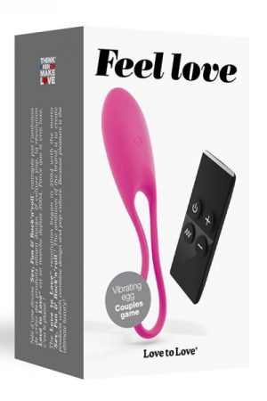 Love To Love Feel Love Vibrating Egg Pink