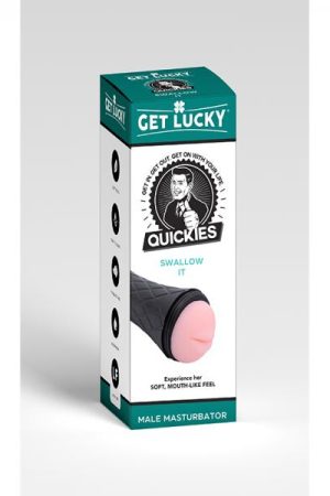 Get Lucky Quickies Swallow It Male Masturbator