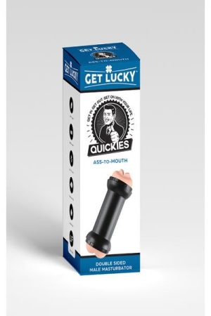 Get Lucky Quickies Ass-to-mouth Double-sided Male Masturbator