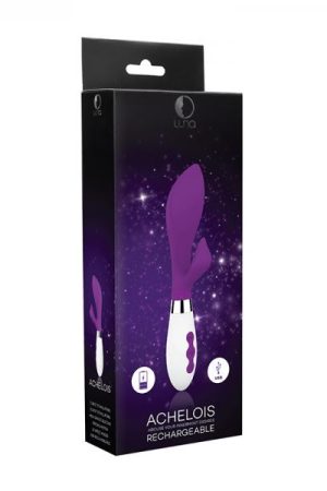 Luna Achelois Rechargeable Dual Stimulator - Purple