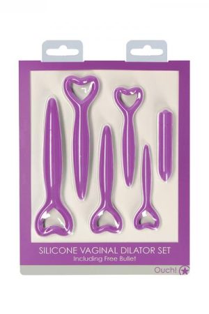 Ouch Silicone Vaginal Dilator Set - Purple