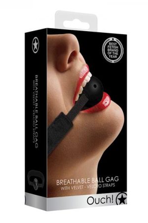 Ouch Velvet Velcro Adjustable Breathable Gag