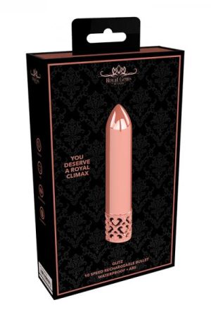 Royal Gems - Glitz - Abs Rechargeable Bullet - Rose Gold