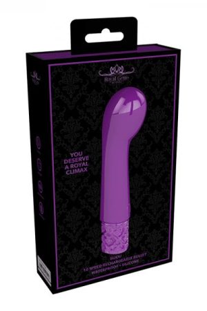 Royal Gems - Bijou - Silicone Rechargeable Bullet - Purple