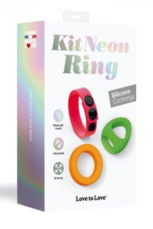 Love To Love Cockring Kit Neon
