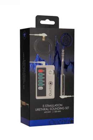 E-stim Urethral Sounding Set Small Silver