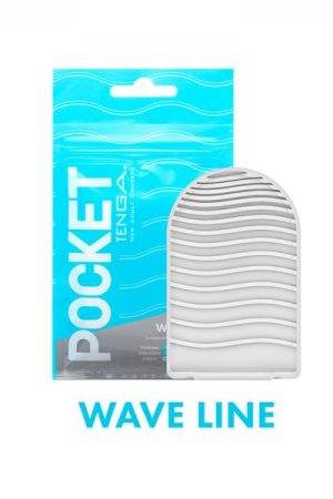 Tenga Pocket Masturbator Sleeve Wavy Line