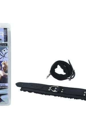 Wrist Restraints Black Faux Fur