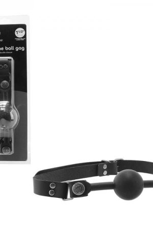 Silicone Ball Gag Black