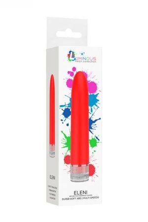 Luminous Eleni Super-soft Abs Multi-speed Vibrator Red