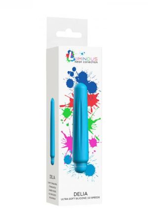 Luminous Delia Abs Bullet With Silicone Sleeve 10 Speeds Turquoise